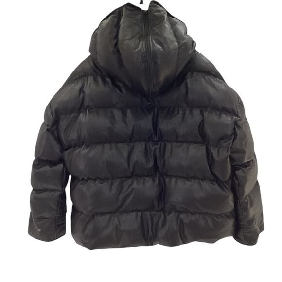 Staud Oversized Ace Coat Puffer Jacket With Hood Black Size Medium NWT Sold Out - Picture 8 of 15